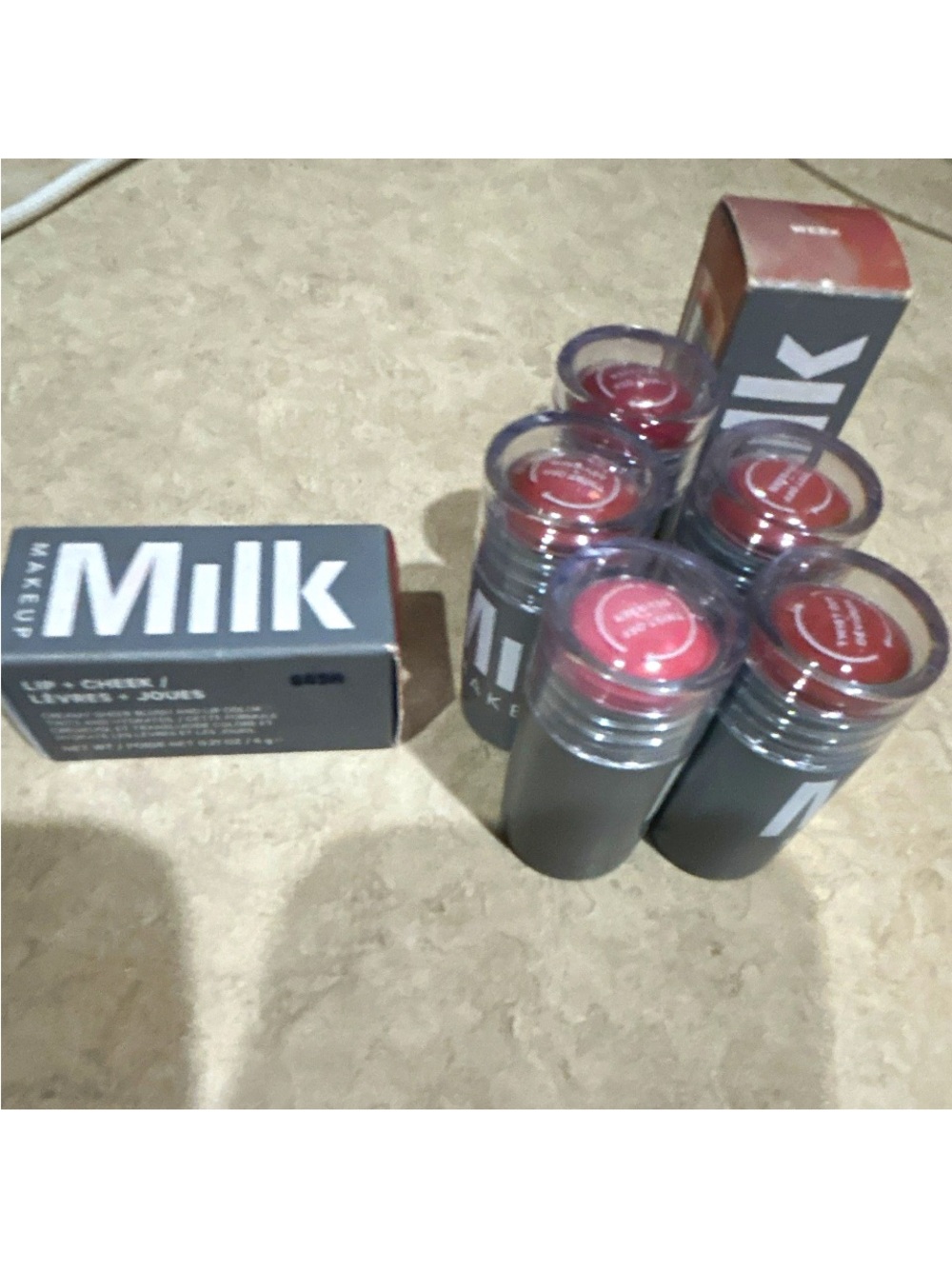 Milk Makeup Lip + Cheek Sticks — Pink and Red Tones